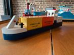 Houten speelgoed: container schip, Overige typen, Ophalen of Verzenden, Zo goed als nieuw