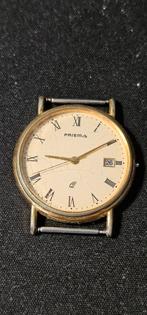 Defect Prisma Vintage Herenhorloge, Sieraden, Tassen en Uiterlijk, Horloges | Dames, Ophalen of Verzenden, Gebruikt, Staal, Overige merken