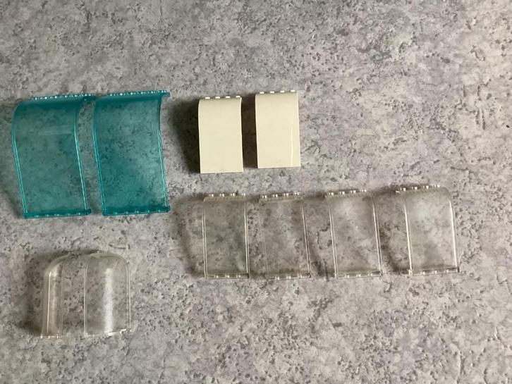 Lego: Partij gebogen panelen in transparant en wit, Kinderen en Baby's, Speelgoed | Duplo en Lego, Gebruikt, Lego, Ophalen of Verzenden