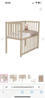 Novi at home wieg incl ademend matras cosleeper Kleur: taupe, Ophalen, Zo goed als nieuw, Wieg
