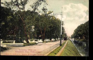 Nederlandsch Indië, Weltevreden met Electrische Tram, 1909 beschikbaar voor biedingen