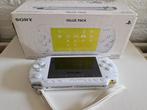 PSP 1004 CERAMIC WHITE cib, Spelcomputers en Games, Gebruikt, Ophalen of Verzenden, Wit, PSP