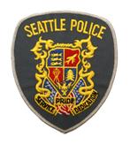 Patch / Embleem USA Police Seattle WA, Verzamelen, Ophalen of Verzenden, Marechaussee, Amerika, Embleem of Badge