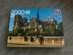 Jumbo puzzle 1000 Notre Dame, Paris, Ophalen of Verzenden, 500 t/m 1500 stukjes, Zo goed als nieuw, Legpuzzel