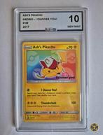 Ash's Pikachu Promo I Choose You! 2017 in grade UCG 10, Ophalen of Verzenden, Zo goed als nieuw