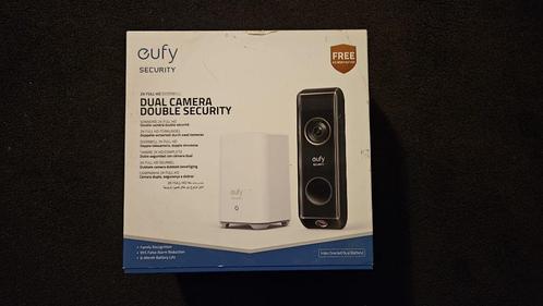 Eufy Video Doorbell Dual 2 Pro, Huis en Inrichting, Deurbellen, Zo goed als nieuw, Draadloos, Ingebouwde camera, Compatibel met smartphone