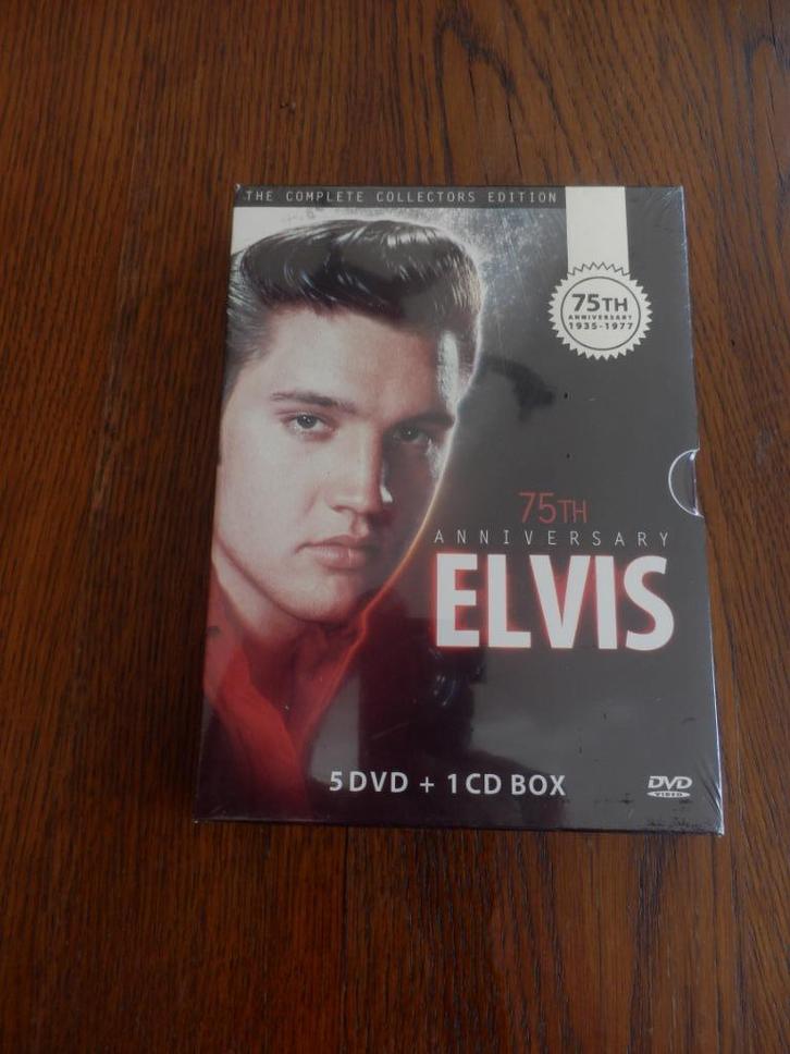 Elvis Presley - 75th Anniversary :::::::Collectors Edition., Cd's en Dvd's, Dvd's | Muziek en Concerten, Zo goed als nieuw, Boxset