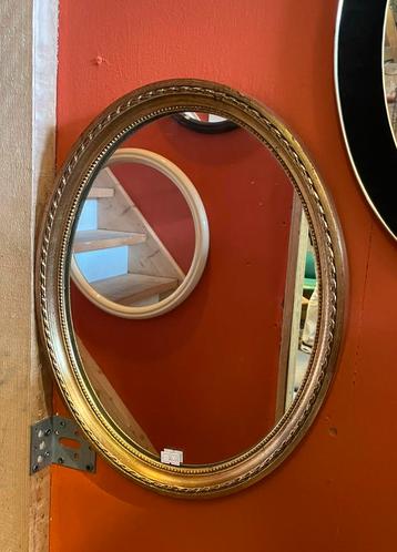 Vintage jaren 50/60 gouden Pieterman spiegel beschikbaar voor biedingen