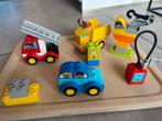 Duplo Voertuigen Set, Ophalen, Gebruikt, Losse stenen, Duplo