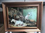 Horses in a stable - George Morland, Ophalen of Verzenden