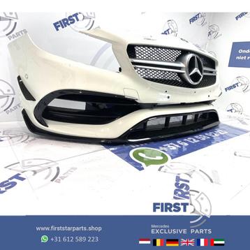 W176 FACELIFT A 45 KLASSE 2018 A45 AMG AERO VOORBUMPER WIT P beschikbaar voor biedingen