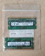 2x 4GB DDR4 Laptop Geheugen, Computers en Software, RAM geheugen, Gebruikt, DDR4, 8 GB, Ophalen of Verzenden