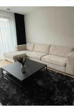 Hoogpolig zwart/grijs vloerkleed 200x290 cm, Ophalen, Gebruikt, 200 cm of meer, Grijs