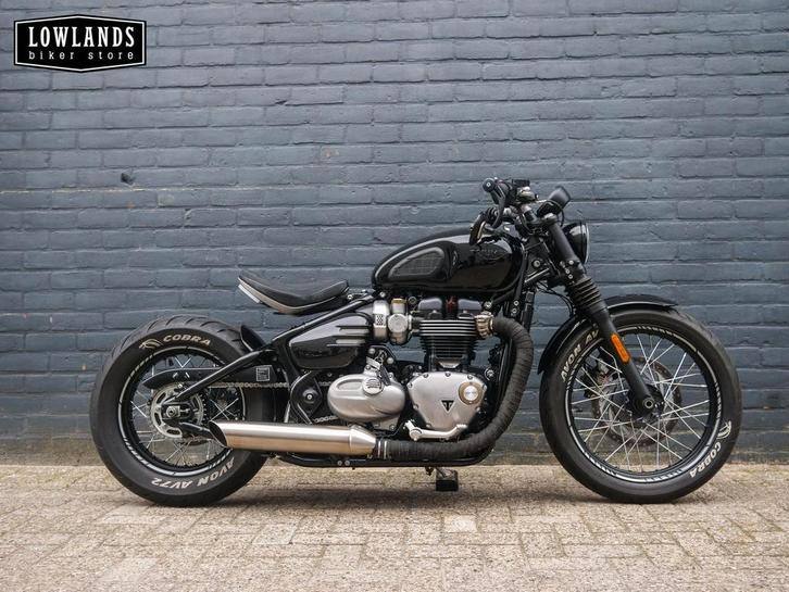 TRIUMPH BONNEVILLE BOBBER CUSTOM (bj 2017), Motoren, Motoren | Triumph, Bedrijf, Overig, 2 cilinders
