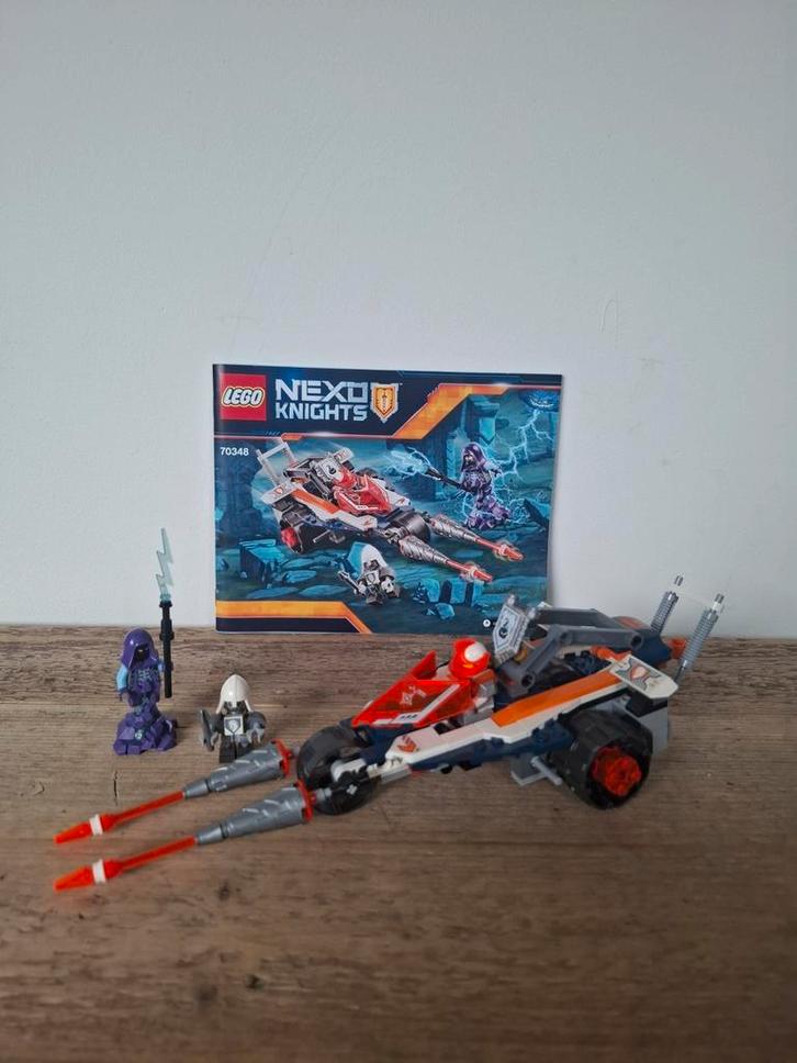 Lego Nexo Knight, Lance's dubbele Jouster 70348, Kinderen en Baby's, Speelgoed | Duplo en Lego, Zo goed als nieuw, Ophalen