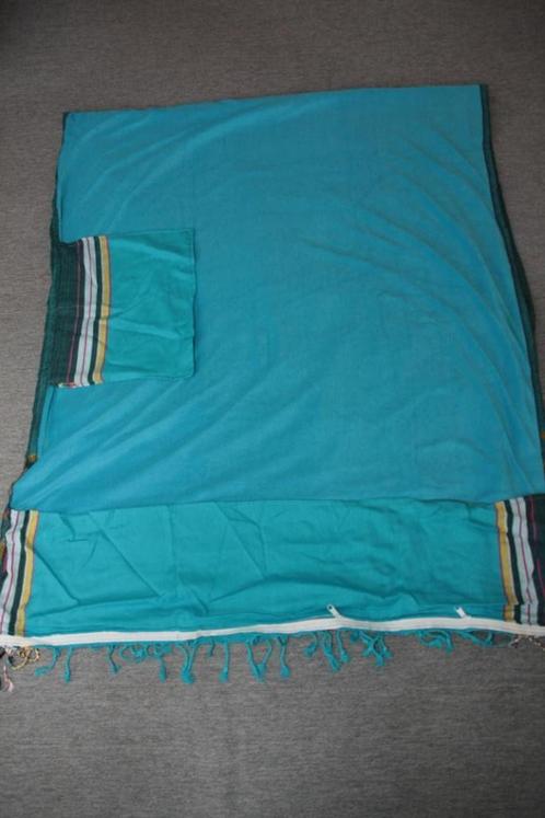 Lounge chair Kikoy stranddoek. Blauw. Nieuw in verpakking., Huis en Inrichting, Badkamer | Badtextiel en Accessoires, Nieuw, Handdoek