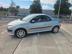 Peugeot 206 2.0 16V CC 2002 Grijs, Auto's, 136 pk, 4 cilinders, Cabriolet, 4 stoelen