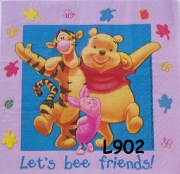 Servetten decoupage/bullet journal – Poeh beer L902 beschikbaar voor biedingen