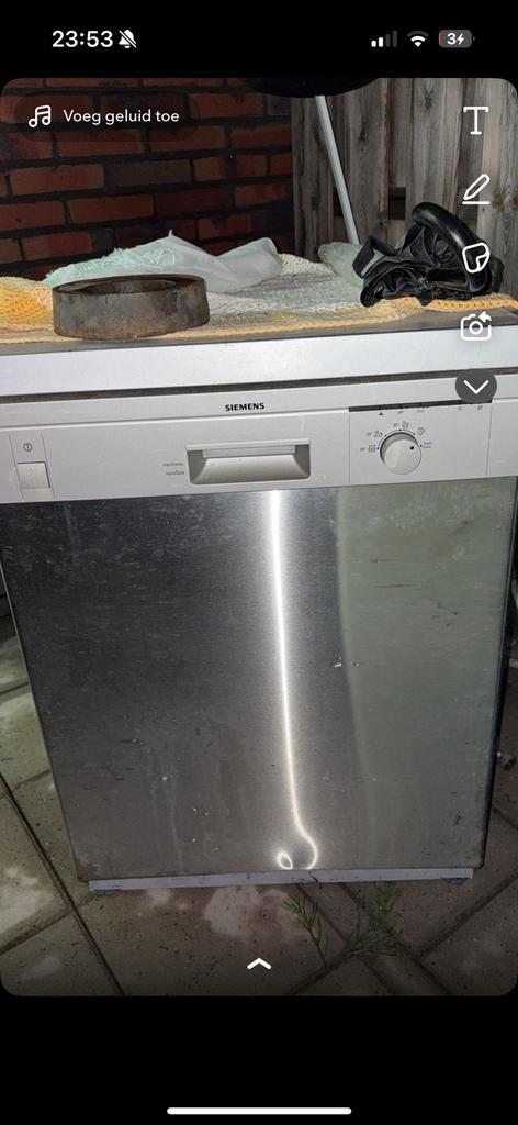 Vaatwasser siemens, Witgoed en Apparatuur, Vaatwasmachines, Zo goed als nieuw, Vrijstaand, Minder dan 85 cm, 45 tot 60 cm, Minder dan 10 liter