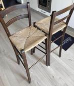 Wooden bar table chairs, Ophalen, Gebruikt
