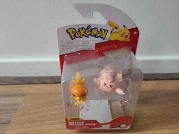 Pokemon Battle Figure Torchiq & Clefairy beschikbaar voor biedingen