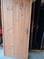Schuurdeur met kozijn, Douglas 91,4x202.1cm, Doe-het-zelf en Verbouw, Deuren en Horren, Niet ingevuld, Nieuw, Niet ingevuld, Ophalen