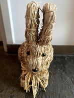 Rieten konijn decoratie, Ophalen, Zo goed als nieuw