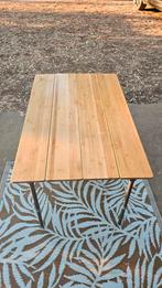 Bamboe Campingtafel - Zo Goed Als Nieuw!, Ophalen of Verzenden, Zo goed als nieuw, Campingtafel