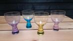 4 mooie glazen, Verzamelen, Glas en Borrelglaasjes, Ophalen, Zo goed als nieuw, Overige typen