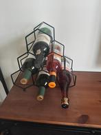 Wijnrek, Huis en Inrichting, Woonaccessoires | Wijnrekken, Ophalen, Metaal, Minder dan 50 cm, 5 tot 15 flessen