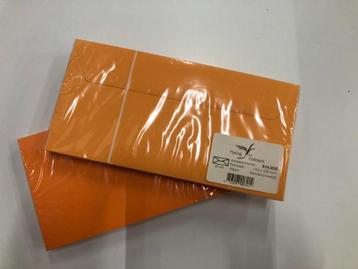 Enveloppen 110 x 220 mm mandarijnoranje beschikbaar voor biedingen