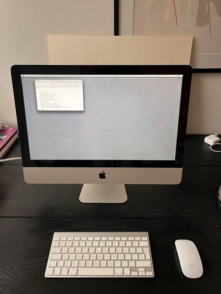 Apple iMac 21,5 inch, 2,5 GHz Int Core i5 met muis+toetsbord, Computers en Software, Apple Desktops, Gebruikt, iMac, 2 tot 3 Ghz