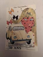 LUC PERRIGAULT 1988. "LA COCCINELLE"   50 ANS, Verzamelen, Ansichtkaarten | Themakaarten, Ophalen of Verzenden, 1980 tot heden