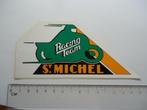sticker oud ST MICHEL Racing team motorrace motorsport retro, Verzamelen, Verzenden, Zo goed als nieuw, Bedrijf of Vereniging