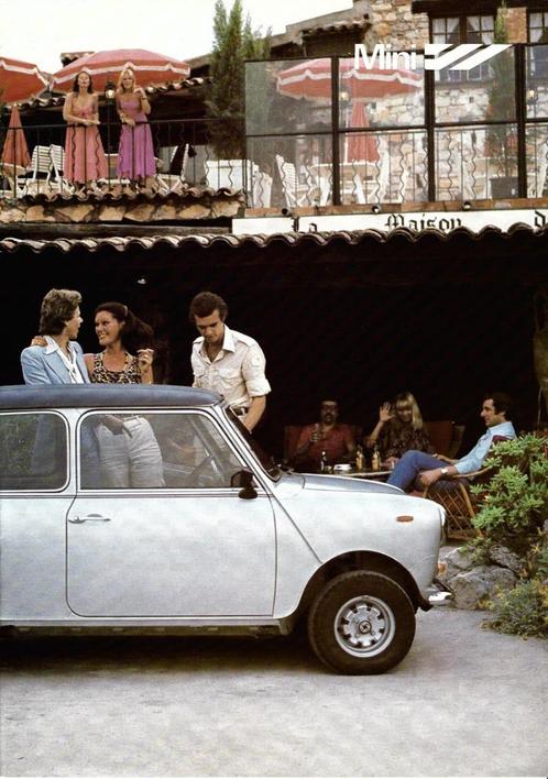 Folder Mini 1981, Boeken, Auto's | Folders en Tijdschriften, Gelezen, Overige merken, Ophalen of Verzenden