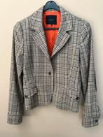 Vanilia - blazer - mt 34 - ruitmotief - ellenboogstukken, Kleding | Dames, Overige kleuren, Vanilia, Ophalen of Verzenden, Zo goed als nieuw