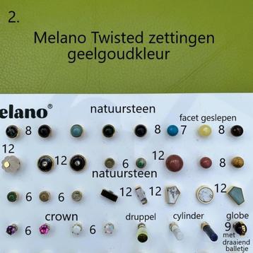 NIEUW:Melano TWISTED ZETTINGEN+Ringen+Armband+Ketting+Oorbel beschikbaar voor biedingen