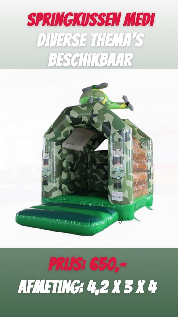 Nieuwe springkussens te koop diverse modellen, Hobby en Vrije tijd, Feestartikelen | Verhuur, Nieuw, Overige, Ophalen