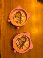 2x Topmodel Wekker - 1 mist pootje, Ophalen, Gebruikt, Analoog, Wekker of Tafelklok