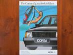 Opel Corsa: uw Corsa nog aantrekkelijker (nov. 1987), Ophalen of Verzenden, Nieuw, Opel