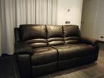 DFS 3-zits Relax Leren Bank, Ophalen, Gebruikt, Driepersoons, 75 tot 100 cm