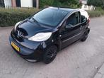Peugeot 107 1.0 12V 3DR 2008 Zwart-APK, Auto's, Voorwielaandrijving, Stof, 4 stoelen, Bedrijf