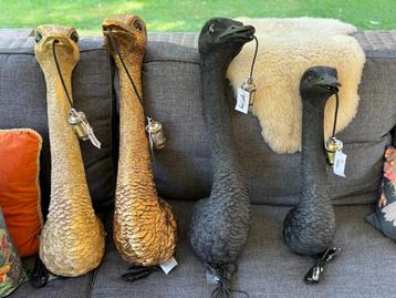 Wandlampen Struisvogels in goud, brons en zwart.Light&Living beschikbaar voor biedingen