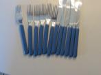 ikea couverts 6 x met blauw heft, Huis en Inrichting, Keuken | Bestek, Ophalen of Verzenden, Zo goed als nieuw
