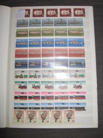 Berlijn 1975 t/m 1984. 5 Maal compleet, Postfris. Voor 3%. beschikbaar voor biedingen