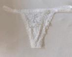Dames string wit met kant maat S, Ophalen of Verzenden, Wit, String