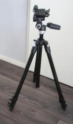 Manfrotto statief 055XDB met Manfrotto statiefkop 804Rc2, Audio, Tv en Foto, Fotografie | Statieven en Balhoofden, Ophalen of Verzenden