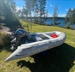 Quicksilver rubberboot met Yamaha 4 tak motor en handtrailer, Watersport en Boten, Rubberboten, Ophalen, Quicksilver, Gebruikt