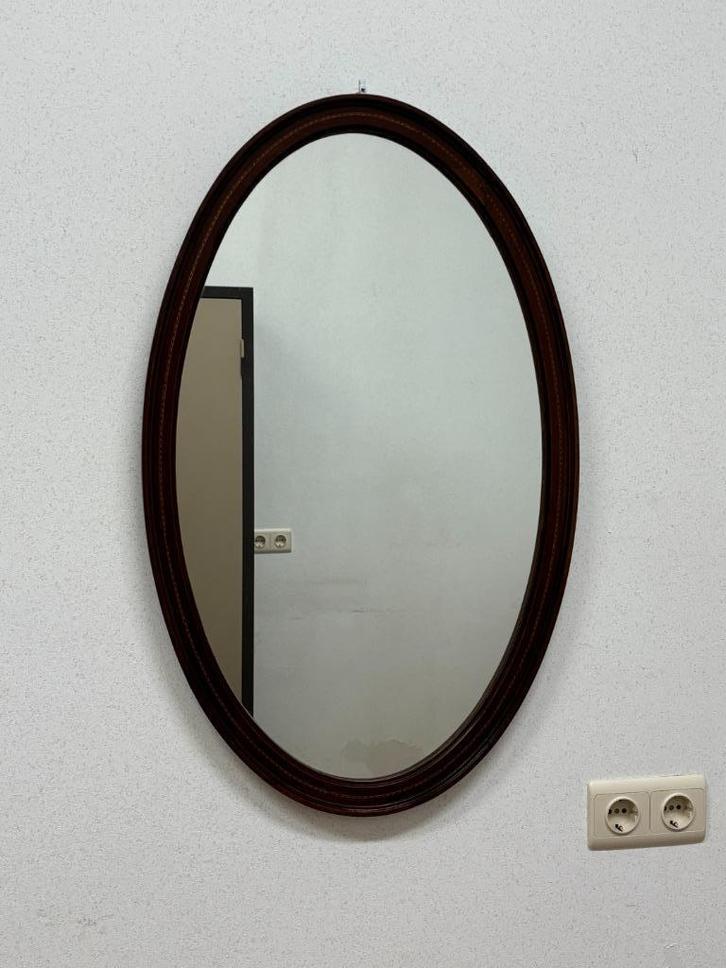 Oude Engelse spiegel, Huis en Inrichting, Woonaccessoires | Spiegels, Minder dan 100 cm, Rechthoekig, Ophalen