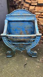 Blauwe open tuin haard, Ophalen, Gebruikt, Vrijstaande haard, Houthaard